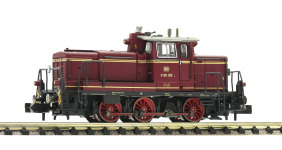 Fleischmann 722484 - N - Diesellok BR V60, rot, DB, Ep. III - DC - Digital
